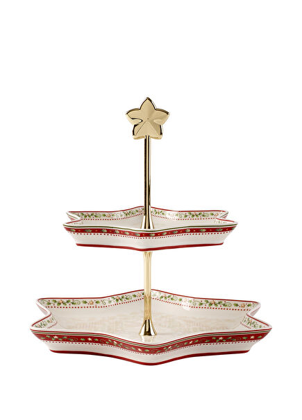 Winter Bakery Porcelain 2-Layer Serving Plate 27 cm