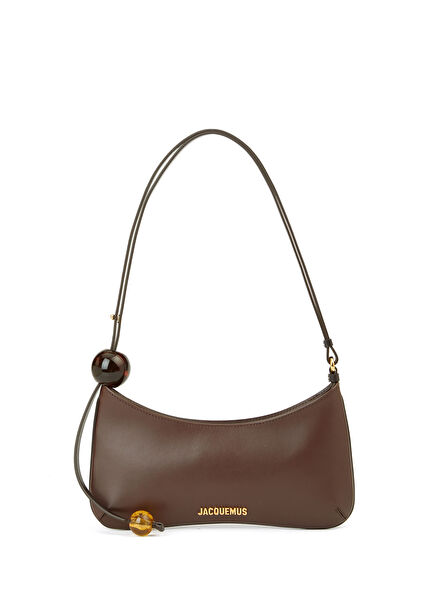 Le Bisou Perle Brown Women's Leather Bag