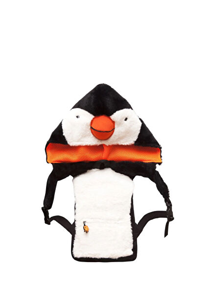 Penguin Themed Hooded Unisex Kids Backpack