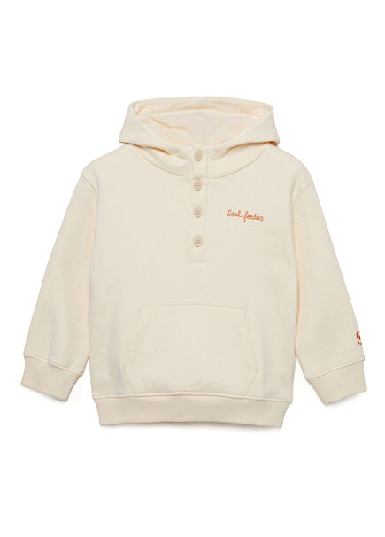 Off-White Organic Cotton Kids Sweatshirt