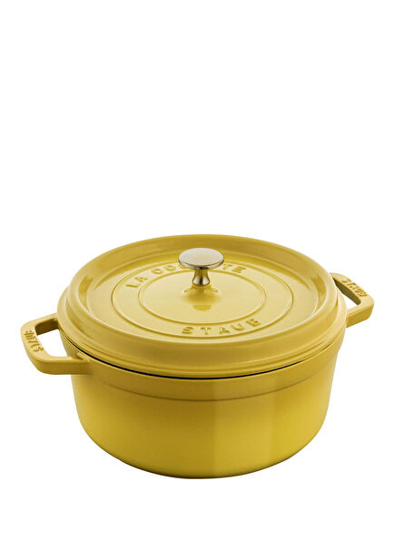 Citron Yellow Cast Iron Cookware 24 cm