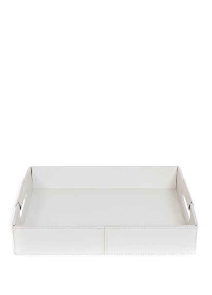 Ginepro Cream Leather Tray