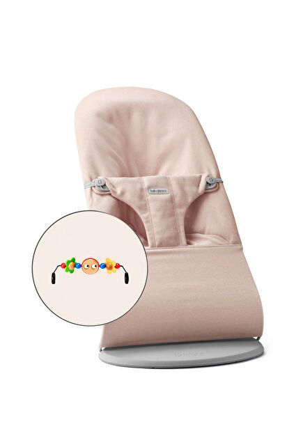 Balance Bliss Light Pink Woven Melange Toy Mother Lap