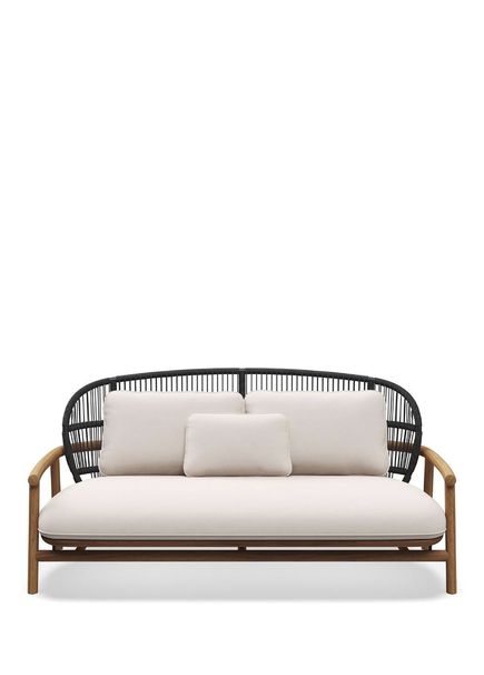 Fern Low Back Raven Rope Double Sofa
