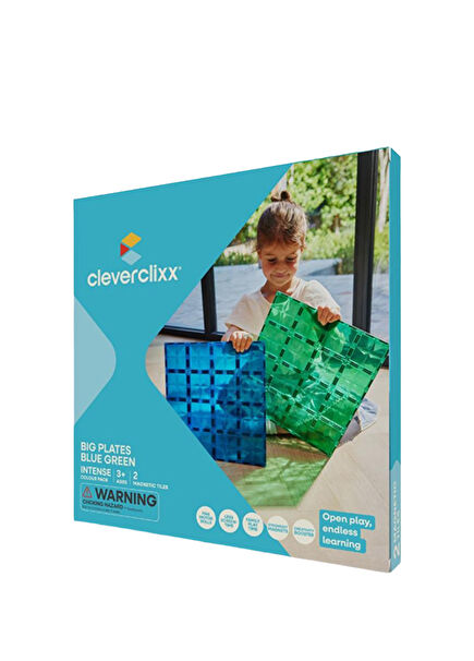 Big Plates Blue and Green 2-Piece 3+ Year Old Building Toy