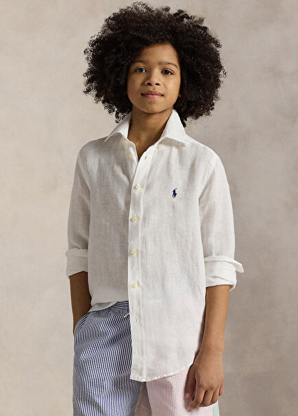 Off-White Boy Linen Shirt