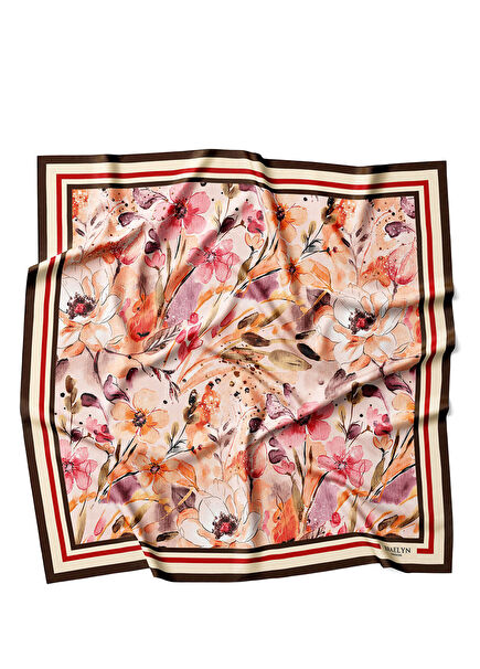 Apricot Sonata Twill İpek Kadın Eşarp 