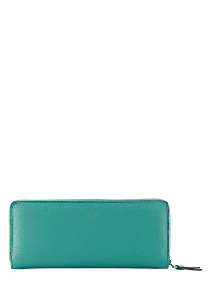 Turquoise Leather Jewelry Wallet