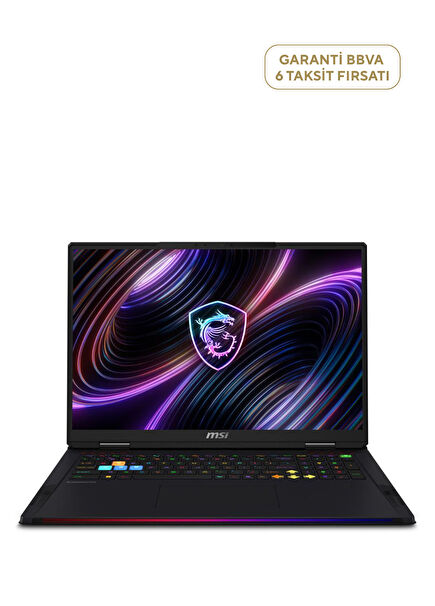 RAIDER 18 MAX HX A2WI-1040TR ULTRA 9 290HX PLUS 64GB RAM DDR5 2TB SSD RTX5080 16GB 18" UHD+ Windows 11 Gaming Laptop