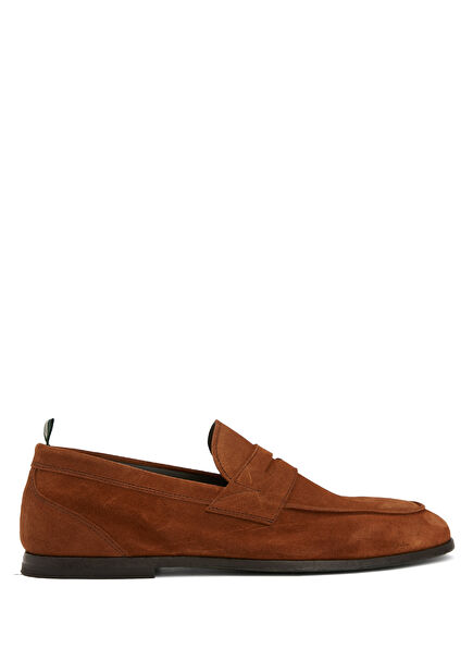 Brown Men's Suede Loafer