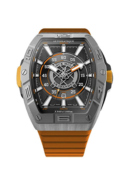 Skafander Boutique Exclusive Orange Turuncu Erkek Kol Saati