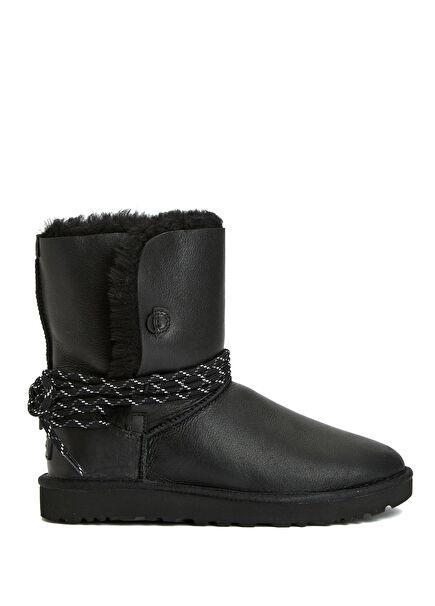 Classic Bailey Tie Black Women's Leather Boots