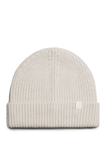 Close-Fit Grey Women's Wool Blend Beanie