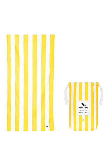 Cabana Boracay Yellow Large Size Women's Beach Towel