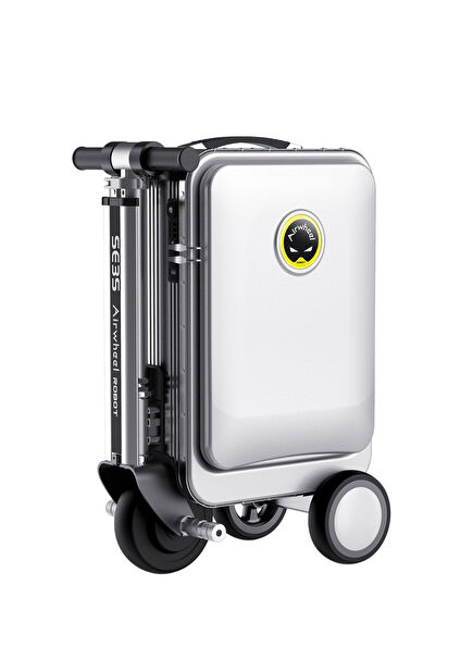 SE3S Grey Cabin Size Electric Rideable Scooter Suitcase
