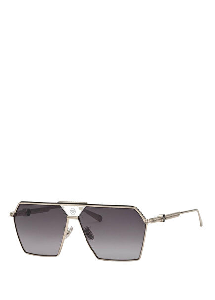 SPP076M 0579 Gümüş Metal Unisex Güneş Gözlüğü