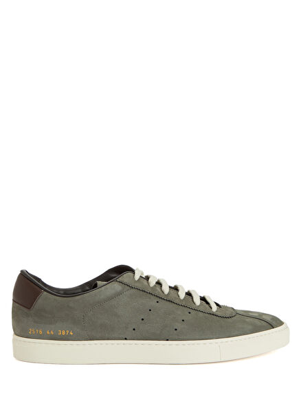 Light Grey Men's Leather Sneakers