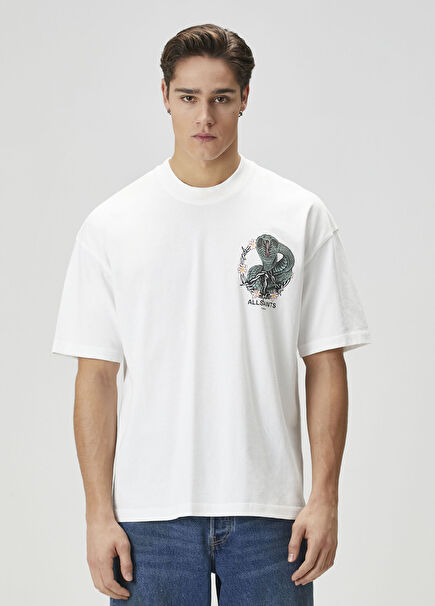 Snakebite Beyaz T-shirt