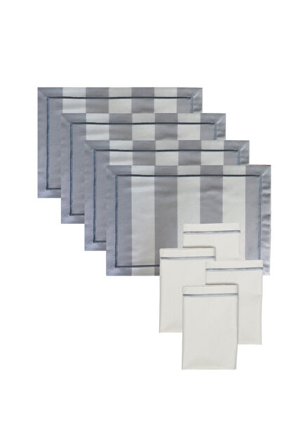 Berry Mia 4-Piece American Service Set and Maya Isla 4-Piece Napkin Set