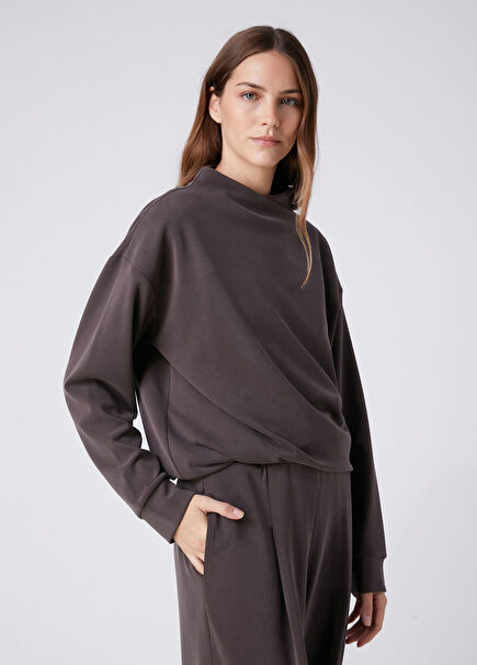 Kahverengi Modal Sweatshirt