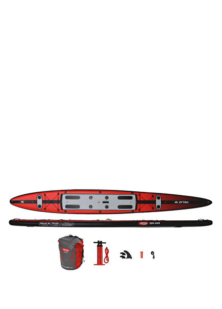 Mojo 18 Tandem Classic Directional F Flat Slide-Brace Oar Combo Set