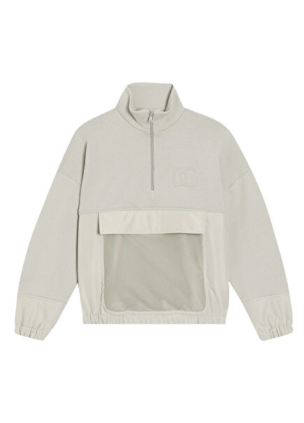 Logo Detaylı Erkek Çocuk Sweatshirt