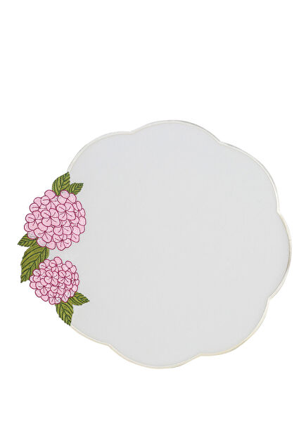 Pink Hydrangea Detailed Set of 2 American Placemat 45x42 cm