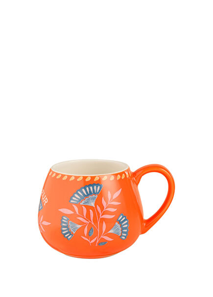 Luohu Orange Porcelain Mug