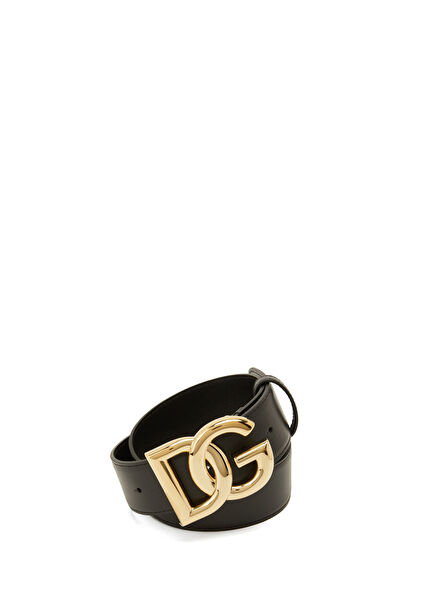 Black Women's Leather Belt