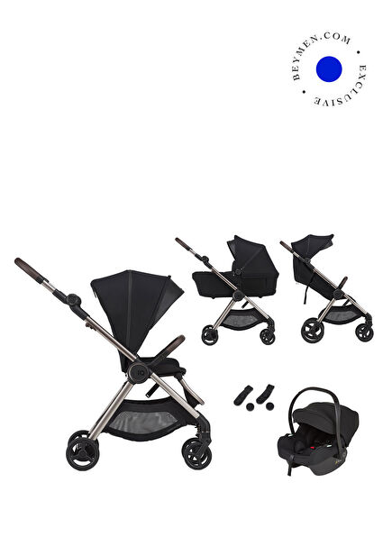 IQ Premium Travel System Smoky Baby Stroller