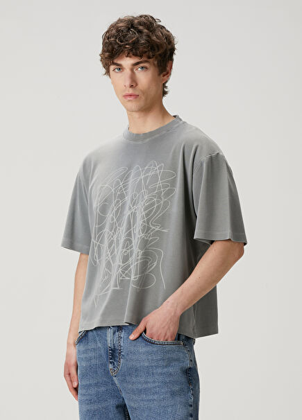 Grey Organic Cotton T-Shirt