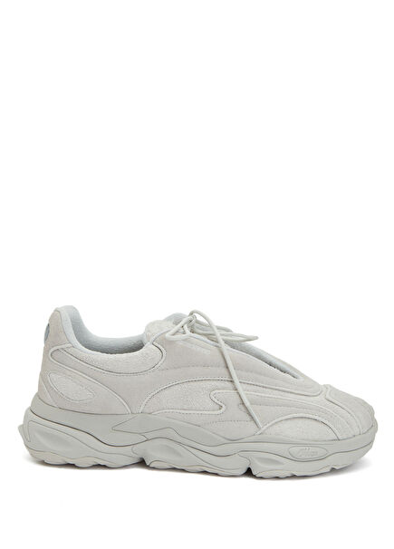 Açık Gri Erkek Süet Sneaker