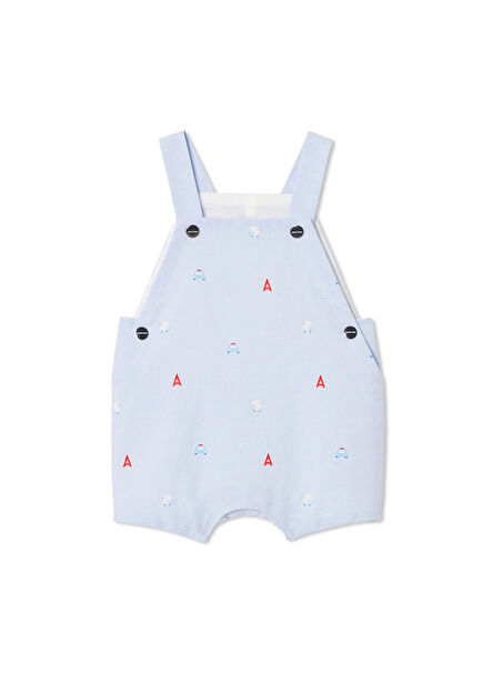 Oxford Blue Baby Boy Short Salopet