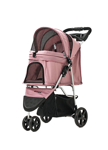 Triboro Pink Cat and Dog Stroller