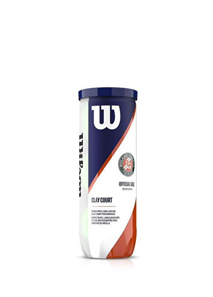 WRT125000 Roland Garros Clay CT 3 Adet Tenis Topu 