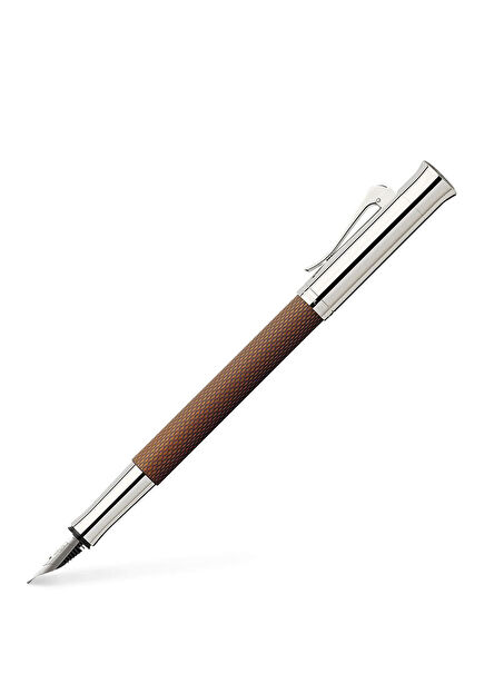 Guilloche Cognac Color M Tip Fountain Pen
