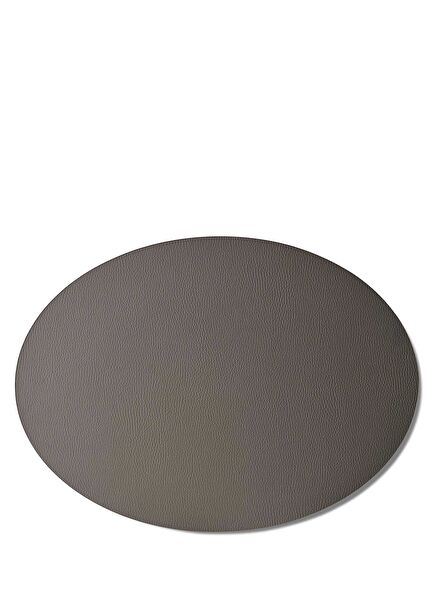Mink Oval Leather Placemat