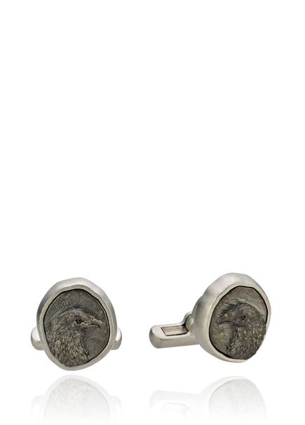 Eagle 925 Sterling Silver Men's Cufflinks
