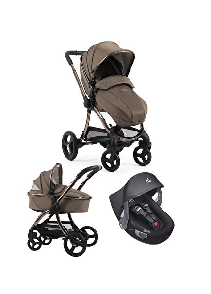 egg3 Mink 3-in-1 Baby Stroller Set
