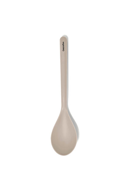 Beige Silicone Deep Spoon