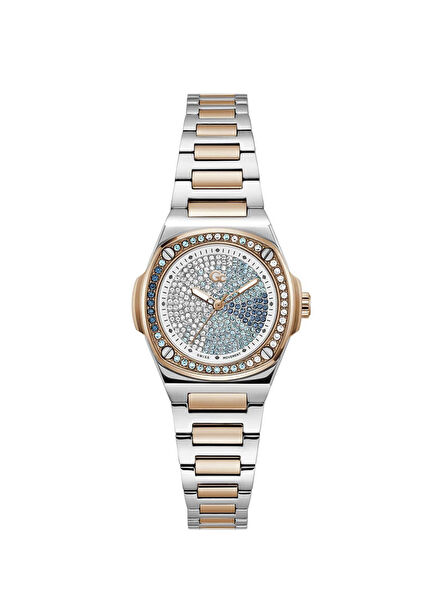 GCZ12010L9 Shape Mini Metalik Gri Rose Gold Çelik Kadın Kol Saati
