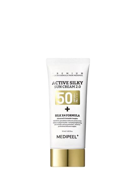 Active Silky Sun Cream 2.0 SPF50+ PA+++ Peptit ve İpek Kompleksi İçeren Güneş Kremi 50 ml 