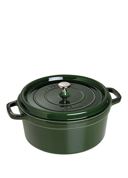La Cocotte Green Cast Iron Pot 28 cm