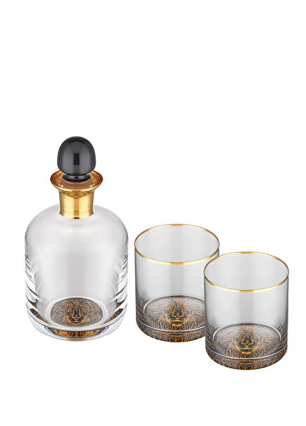 Leo 3 Piece Glass Whiskey Set
