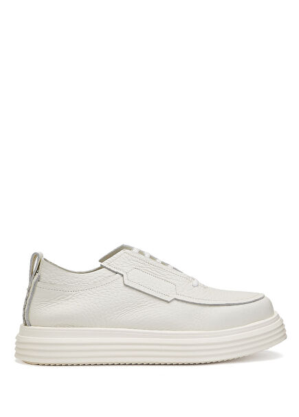 Paul Beyaz Erkek Deri Sneaker