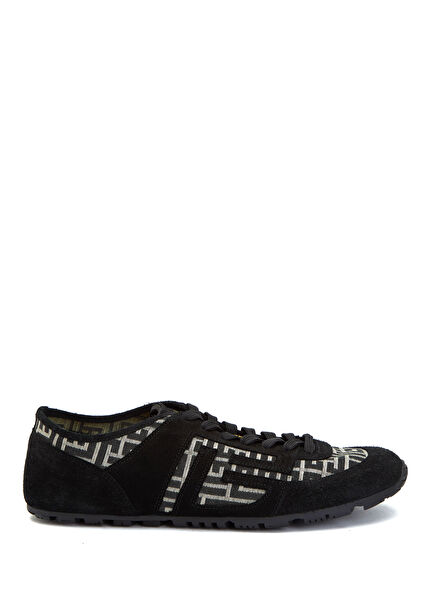 Racer Siyah Erkek Deri Sneaker