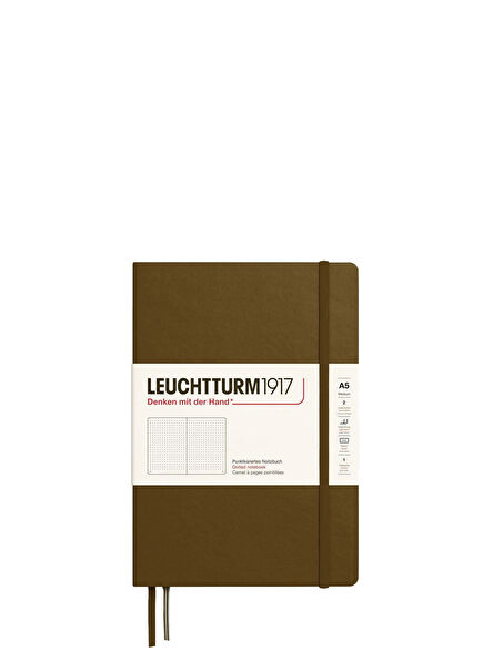 2025 Colors Spice Brown A5 Medium Dotted Notebook