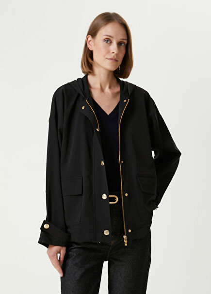Black Hooded Jacket