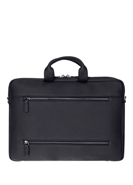Urban Shell Pro 13-14" Noir Black Deri Laptop Macbook Çantası