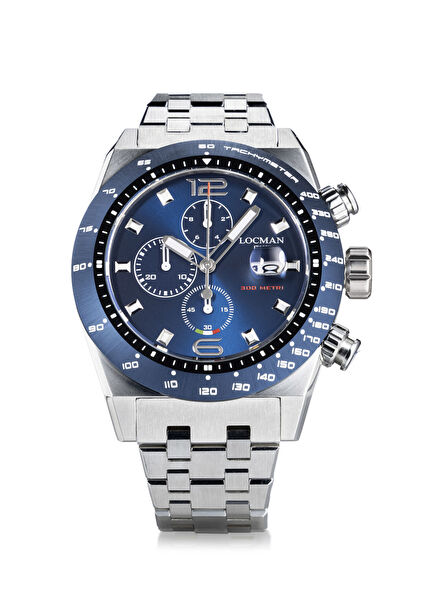 Stealth 300MT Chrono Gümüş Çelik Erkek Kol Saati